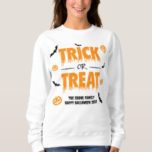 Sudadera Truco de la bata de calabaza o tema de la luz del