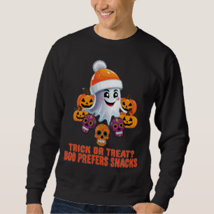 Sudadera Truco o trato a Boo Cita divertida fiesta de Hallo