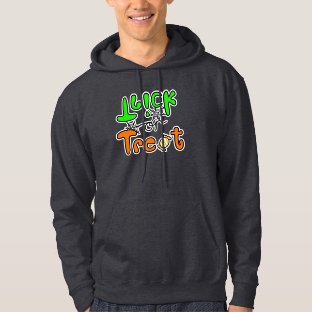 Sudadera Truco o trato de la fiesta de Halloween (Anverso)