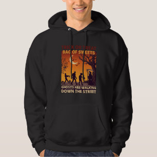 Sudadera Truco o trato Halloween Zombies Segador Calabazas
