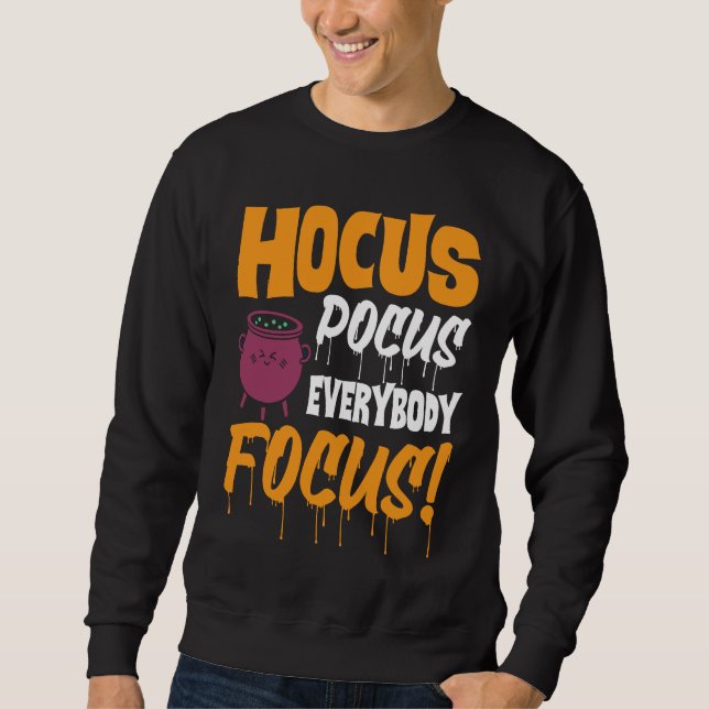 Sudadera Truco o trato, todos se concentran   Haloween (Anverso)