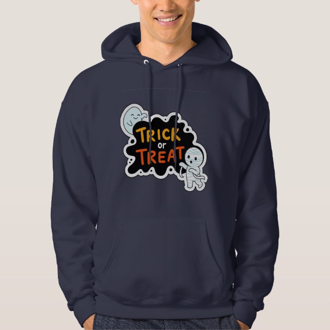 Sudadera Truco o truco divertido (Anverso)