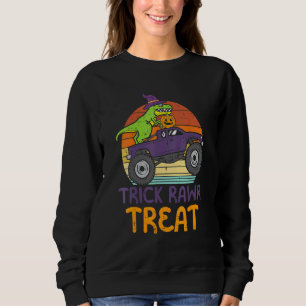 Sudadera Truco Rawr Truco Dinosaurio Camión Monstruo Hallow
