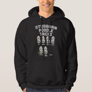 Sudadera Trucos de Caniche Terco Dueño Amante de Perros Div
