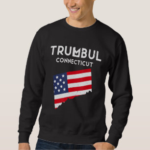 Sudadera Trumbull Connecticut EE. UU. Estado América Viajes