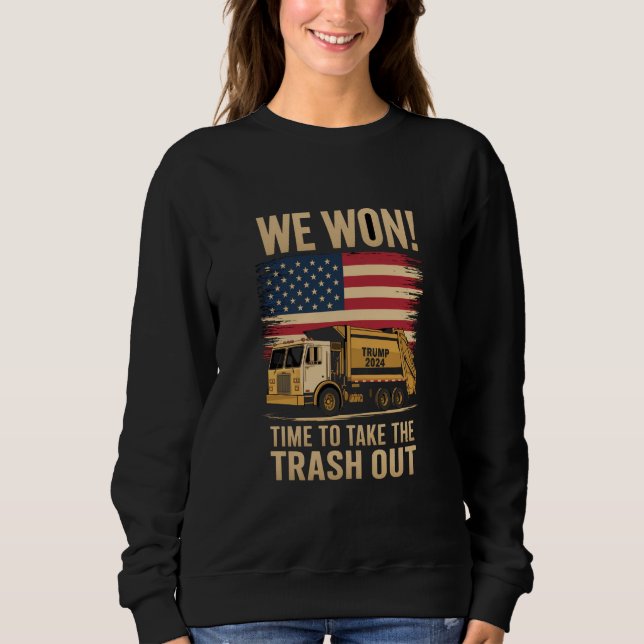 Sudadera Trump 2024 Ganamos Victoria Inauguración 2025 (Anverso)