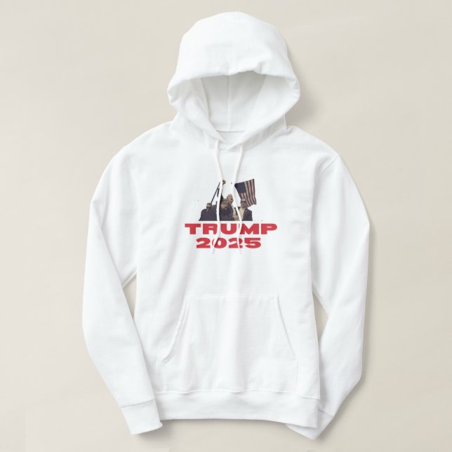 Sudadera Trump 2025 Audaz Diseño Político Patriótico (Diseño del anverso)