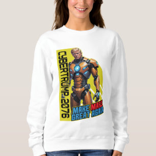 Sudadera Trump 2076 Campaña Presidencial Marciana