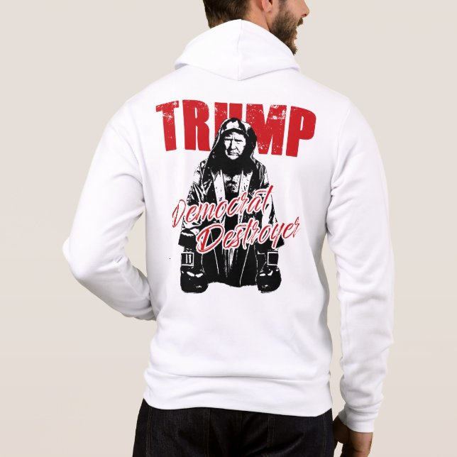 Sudadera Trump, el humor de diseño gráfico del demócrata qu (Reverso)
