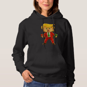 Sudadera Trump Feliz Divertido Trump Toro Oso Chibi Meme