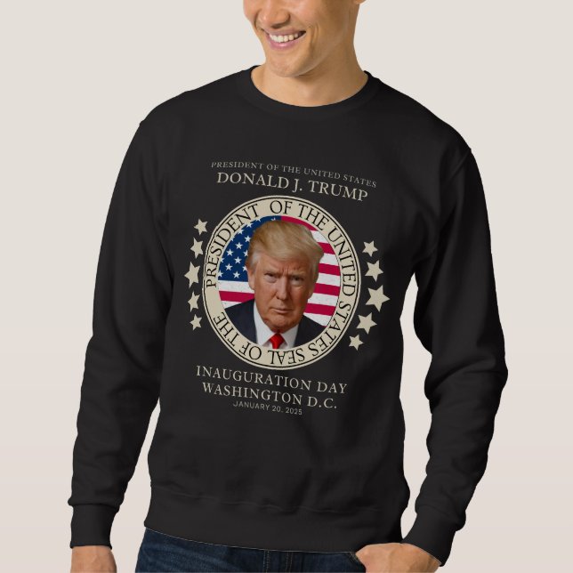 Sudadera Trump ganó la investidura electoral enero 2025 47 (Anverso)