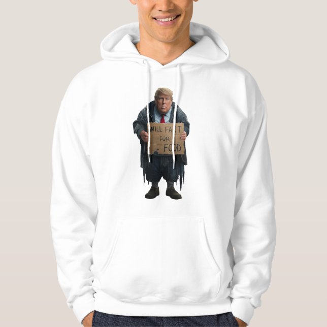 Sudadera Trump Homeless Hoodie (Anverso)
