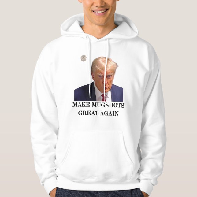Sudadera Trump Mugshot Hoodie (Anverso)