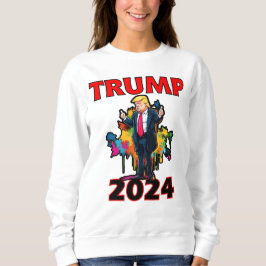 Sudadera Trump para presidente 2024, hacer grande a Estados