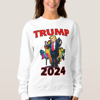 Sudadera Trump para presidente 2024, hacer grande a Estados