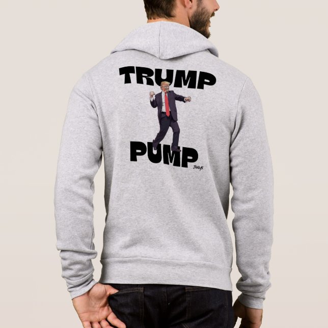 Sudadera "Trump Pump" Bella Canvas Hoodie (Reverso)
