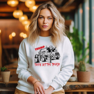 Sudadera Trump Sacando La Basura
