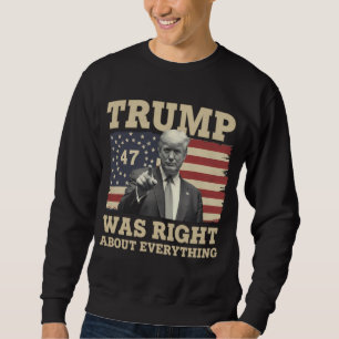 Sudadera Trump tenía razón en todo Estados Unidos América