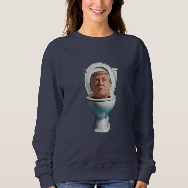 Sudadera Trump Toilet Sweatshirt (Anverso)