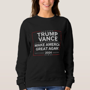 Sudadera Trump Vance 2024 Presidente JD Vance Vice MAGA