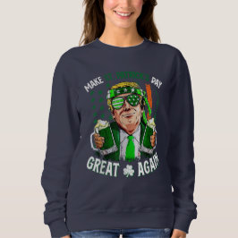 Sudadera Trump vuelve a hacer grande el día de San Patricio