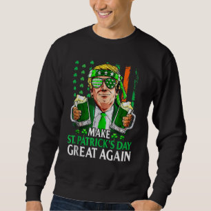 Sudadera Trump vuelve a hacer grande el día de San Patricio