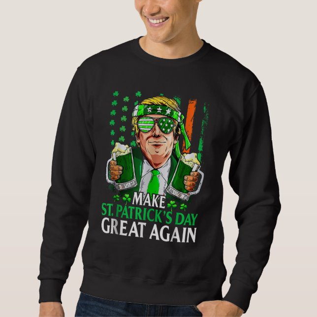 Sudadera Trump vuelve a hacer grande el día de San Patricio (Anverso)