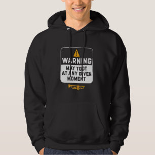 Sudadera Trumpet Player Trumpeter Instrumento musical Aviso