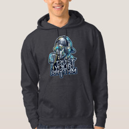 Sudadera Trust Your Rhythm - Futuristic Music Robot