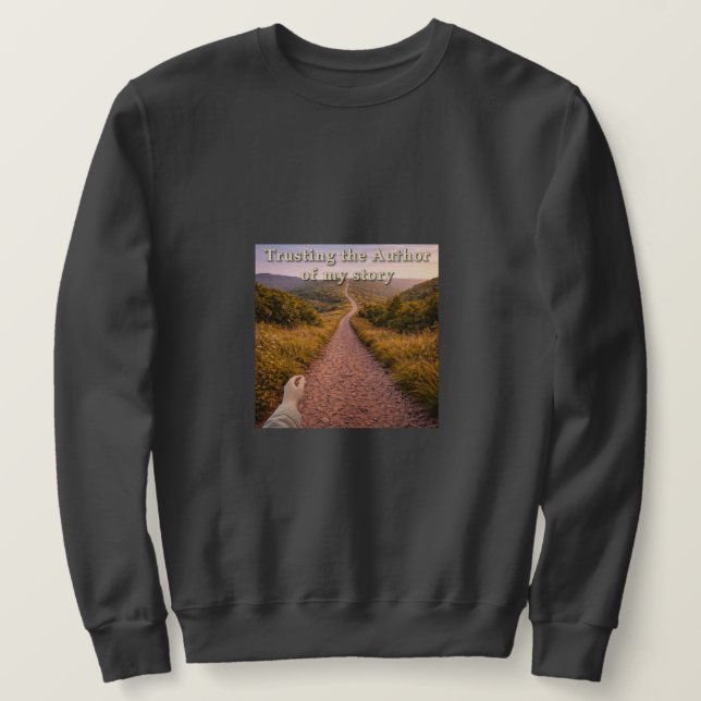 Sudadera Trusting the Author (Anverso del diseño)