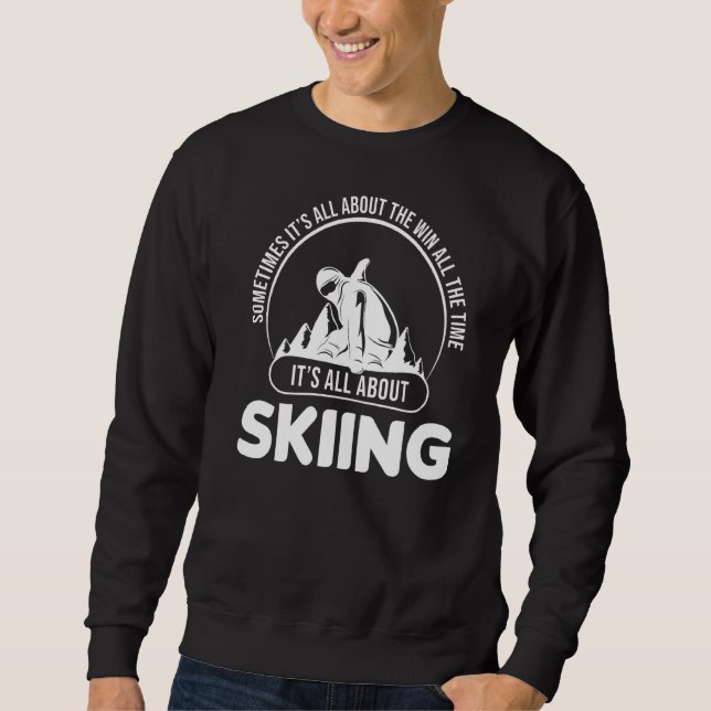Sudadera T's All About Skier (Anverso)