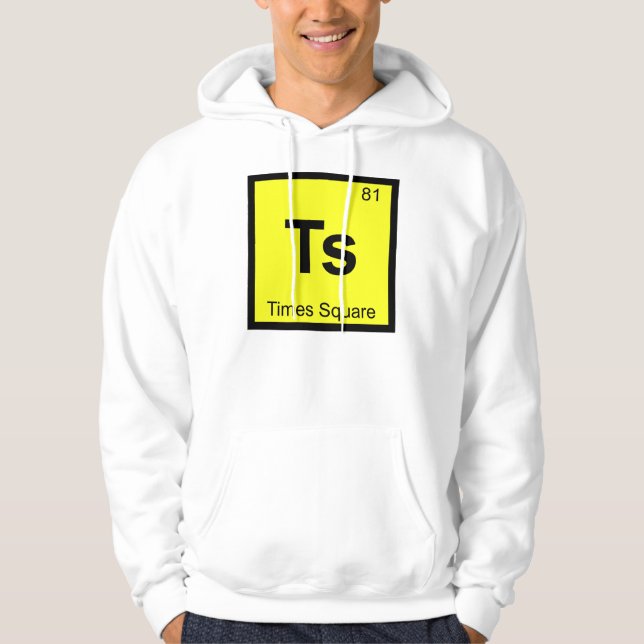 Sudadera Ts - Times Square Nueva York Símbolo Químico (Anverso)