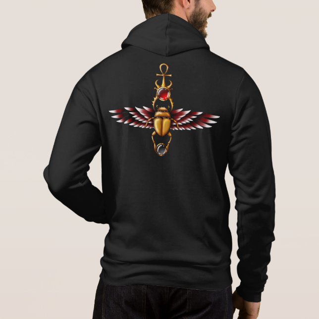 Sudadera TSDS: Seth Scarab Coat Graphic Hoodie (Reverso)