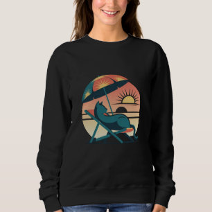 Sudadera Tshirt Vacation Vibes Cat