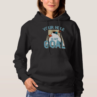 Sudadera Tu Agujero Es Mi Meta  Amante De Las Bolsas De Fri
