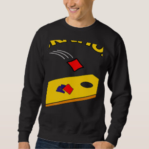 Sudadera Tu Agujero Es Mi Meta Cornhole Equipo Bolsas De Fr