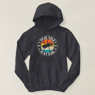 Sudadera Tu Agujero Es Mi Meta Jugador Retro de Cornhole Vi
