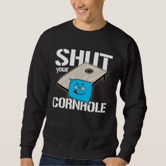 Sudadera Tu agujero es mi objetivo de Cornhole cierra tu co