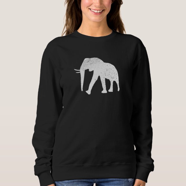 Sudadera Tu Animal Espiritual Es El Elefante (Anverso)