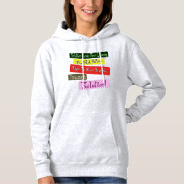 Sudadera "Tu Camino Hacia La Solución" Diseño Cuto. ¡Hazte 