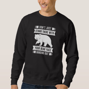 Sudadera Tu Cara de Oso Colgando