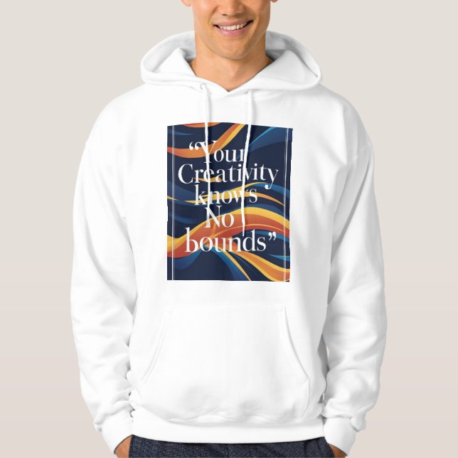 Sudadera Tu creatividad no tiene límites (Anverso)
