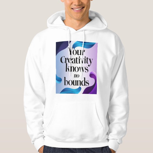 Sudadera Tu Creatividad No Tiene Límites 3 (Anverso)