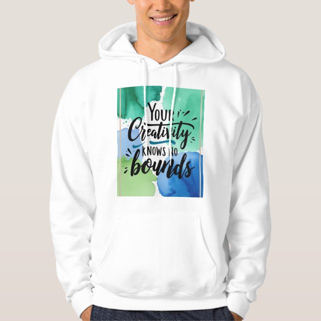 Sudadera Tu creatividad no tiene límites 4 (Anverso)