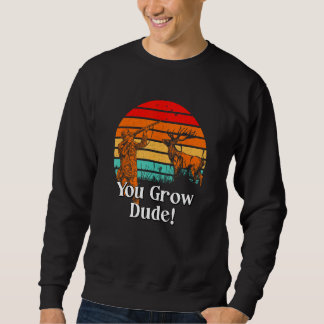 Sudadera Tú Creces Tipo Hongo Humor Cultivador de Hongos 1