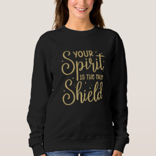 Sudadera Tu Espíritu Es El Verdadero Escudo Deporte Samurái