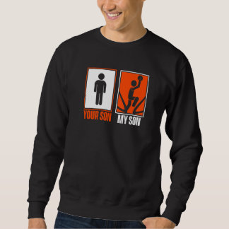 Sudadera Tú Hijo Mi Hijo Jugador Pro Baloncesto Profesional