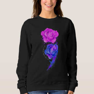 Sudadera Tu historia aún no ha terminado punto y coma Rosas