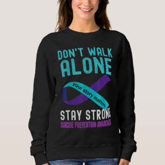 Sudadera Tu historia importa Prevención del suicidio Verde