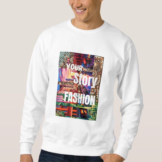 Sudadera tu historia tu estilo (Anverso)